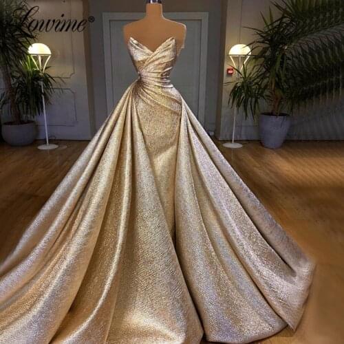 2020 Couture Long Luxury Dubai Evening Dresses Newest Celebrity Dresses Plus Size Red Carpet Runaway Party Gowns Robe De Soiree