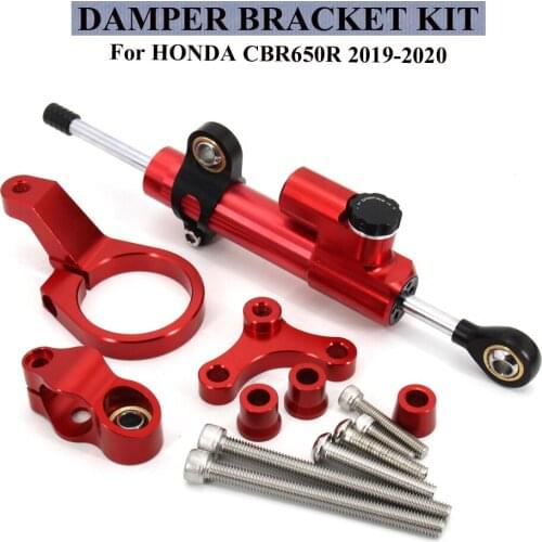 For HONDA CBR650R 2019-2020 CBR 650R CBR 650 R Motorcycle Accessories Adjustable Steering Stabilizer Damper Mounting Bracket Kit
