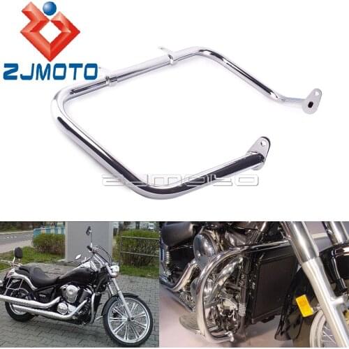 For Kawasaki VN1500 VN1500 Motorcycle 1 1/4" Frame Guard Engine Crash Bar Protector Bumper Chrome Engine Guard 1996-2008