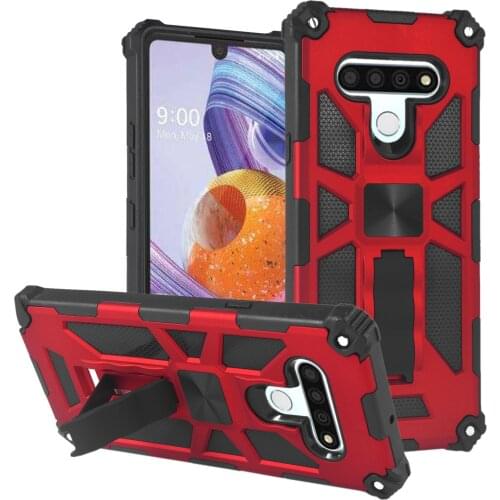 For LG K51 Stylo 7 5G 4G 6 K92 K22 K53 Q62 Q52 2021 Case Armor Matte Stand Ring Holder Anti-knock Back Cover Funda Coque