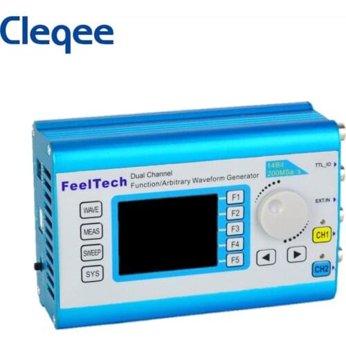 FY2300 20MHz DDS Dual Channel Signal Generator Arbitrary Waveform Sampling Rate 200MSa/s 100MHz Frequency meter