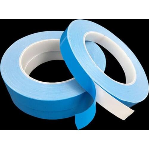 25m/Roll 5mm 10mm 15mm 20mm Width Transfer Tape Double Side Thermal Conductive Adhesive Tape for Chip PCB LED Strip Heatsink