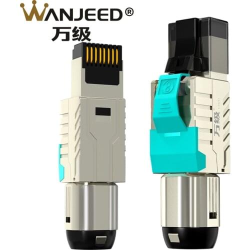 RJ45 Connector CAT6A CAT7 CA7A CAT8 RJ45 8P8C STP Shielded Field Termination Connector