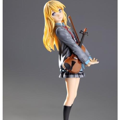 20cm Miyazono Kaori Anime Figure Your Lie in April Action Figure PVC Kawaii Collectable Model Toys Kids Gift