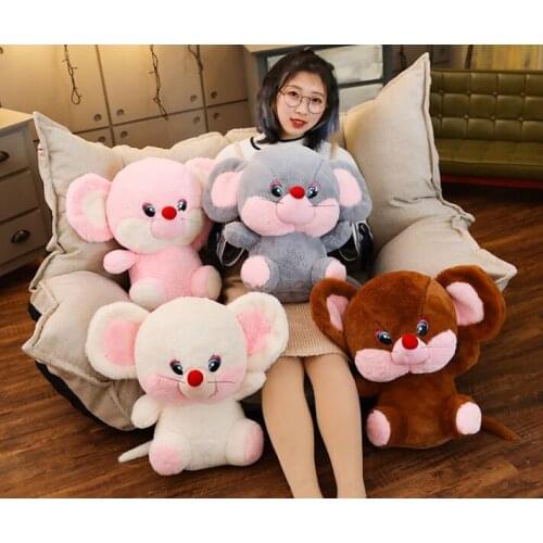 About 40x35cm creative toy cartoon mouse plush toy,soft doll throw pillow birthday gift h2591