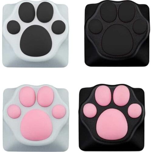 Personality Customized ABS Silicone Kitty Paw Artisan Cat Paws Pad Keyboard keyCaps for cherry MX Switches P9YE