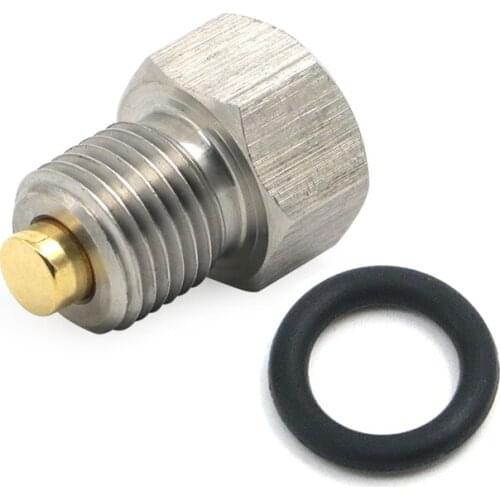 Magnetic Drain Plug Re-usable O-ring Stainless Steel for Harley Buell HP-01 60328-98A 60328-98B Replacement