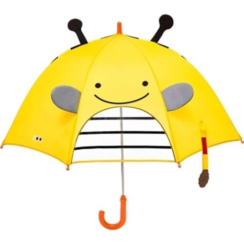 Cartoon Cute Umbrella Kids Girls Boys Transparent Umbrella Children Anime Long Unicorn Dog Art Akulu Cocuk Arabalari Usefull 783