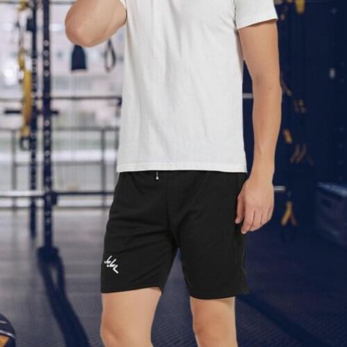2021 New Men Gyms Fitness Loose Shorts Bodybuilding Joggers Summer Quick-dry Cool Short Pants Male Casual Beach Brand Sweatpants
