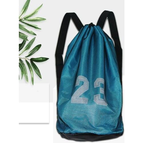 Outdoor Sport Basketball Shoulder Bags for Football Volleyball Soccer Mash Backpack Fitness Storage Bucket Bag For Men Training