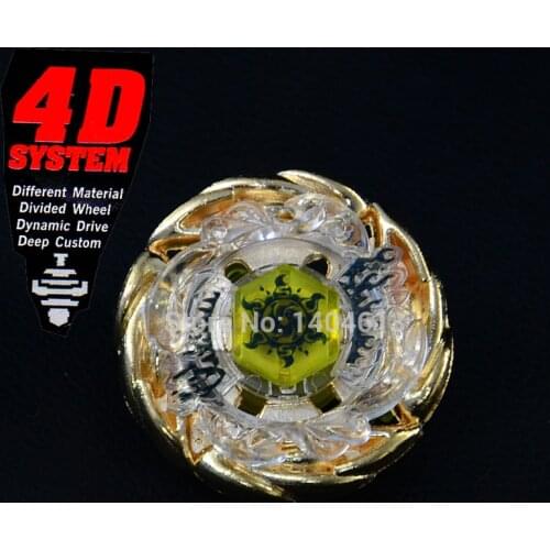 Rare Beyblades Special Edition Metal Spinning toy Tops Gold Sun God 145AS BBP03