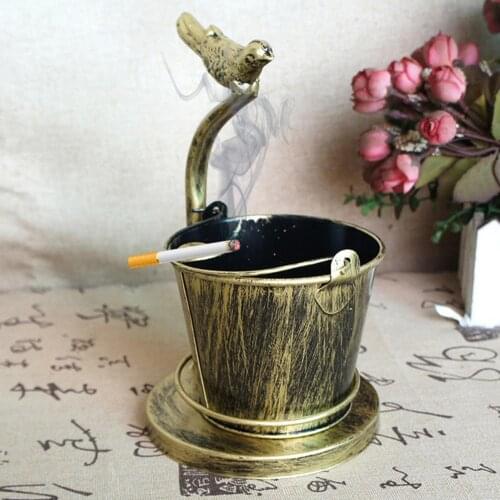 Retro Iron Art Bird/Faucet/Chicken Claw Art Ashtray Desktop Ornament Home Decor