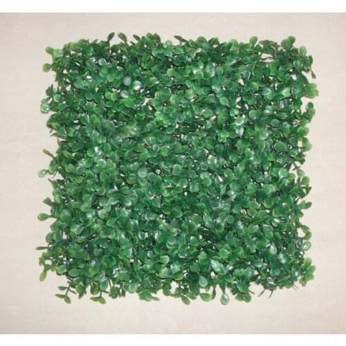 Cheapest Free shipping fast delivery artificial plastic boxwood mat boxwood panel
