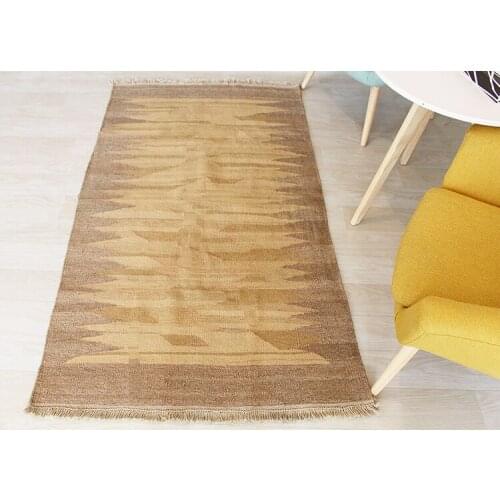 Gorgeous kilim carpets handmade turkish gift geometric Navajo Tribal Wool Rug Carpet