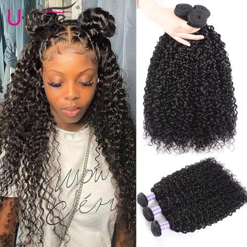 Unice Hair Brazilian Hair Weave 3 Bundles/4Bundles Straight /Body Wave/Culry Hair Double Machine Weft 100% Remy Human Hair