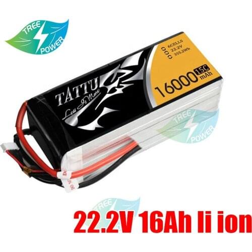 High Quality 22.2v 6s 16000mah Lipo Battery Pack For Agricultural Spaying Uav Drone