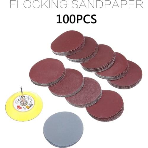 1 Set 75mm 80-3000 Grit Sanding Discs Polishing With Backing Pad & Drill Adaptor For Car Polishing And Polishing Computer Case