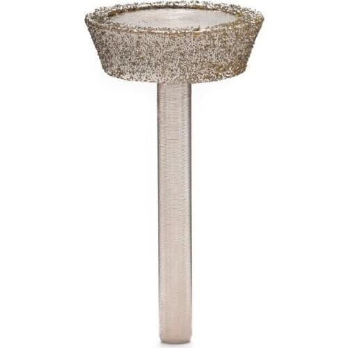 25-35mm SHORT INVERTED CONICAL Diamond Grinding Head Carving Bits Abrasive Coarse Grit 60 Lapidary Tools for Stone Gemstone