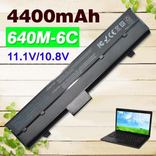 4400mAH laptop Battery For dell Inspiron 630m 640m E1405 XPS M140 312-0451 451-10284 RC107 Y9943