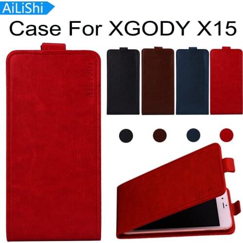 AiLiShi Factory Direct! Case For XGODY X15 PU Flip Luxury Leather Case New Exclusive 100% Special Phone Cover Skin+Tracking Hot