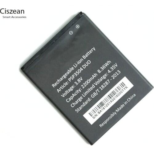 2200mAh / 8.36Wh PSP3504 DUO Replacement Battery For Prestigio Muze C3 3504 PSP3504 Duo PSP3504Duo + Tracking Code