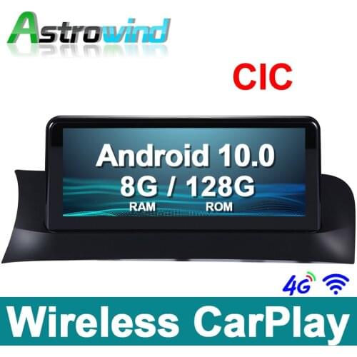 10.25 inch 8 Core Android 10.0 Auto Player GPS Navigation System Media Stereo For BMW X3 F25 for BMW X4 F26 with CIC System