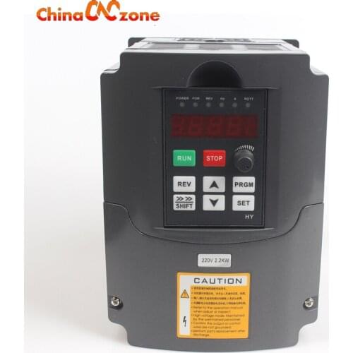 CNC Spindle Motor Speed Control 220V 2.2KW VFD Variable Frequency Drive VFD 1HP or 3HP Input 3HP Frequency Inverter for Motor