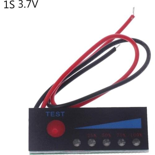 3.7V 2S 3S 4S 18650 Li-ion Lipo Lithium 12V Lead Acid Battery Level Indicator Tester LCD Display Meter Module Capacity Voltage