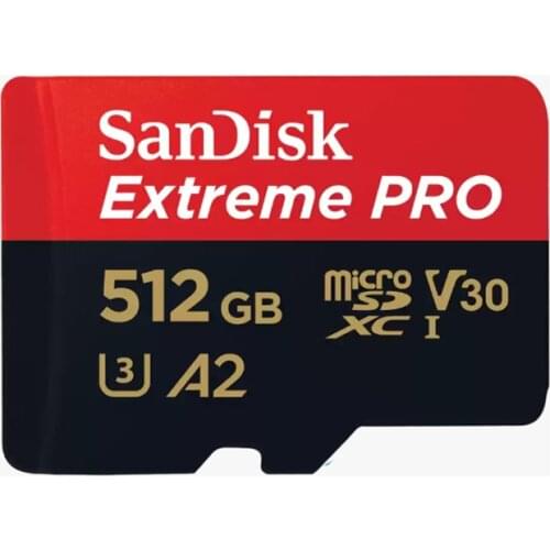 SanDisk Extreme Pro Micro SD TF Card 512GB U3 A2 V30 170MB/S Class Flash Memory Card 4K
