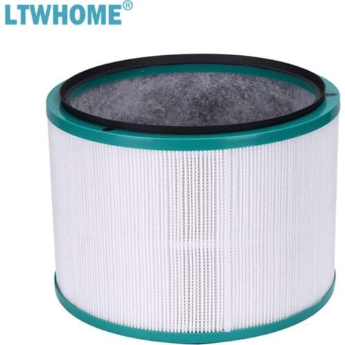 LTWHOME Replacement HEPA Filter for Dyson HP01, HP02, DP01, DP02 Desk Purifiers, Compare to 968125-03