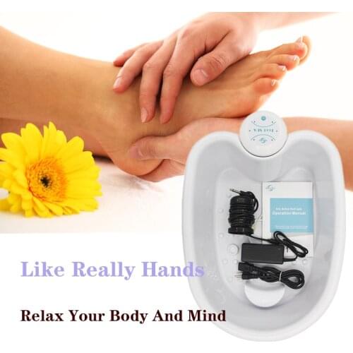 Foot Massager Detox Machine Foot Spa Ion Cleanse Foot Spa Bath Massager Ionic Aqua Cell Spa Machine Detox Foot Bath Arrays Aqua