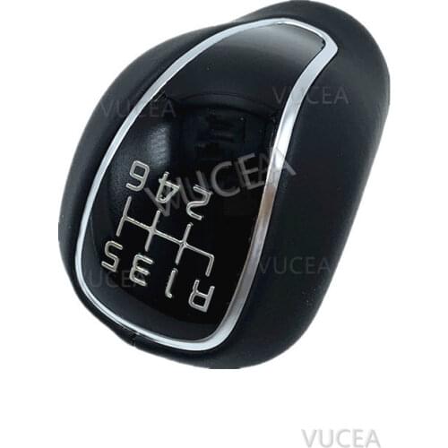 Genuine OEM Leather Gear Shift Knob Lever 6-Speed For KIA 12-16 K3 FORTE CERATO Ix25 Creta 43711-A2300