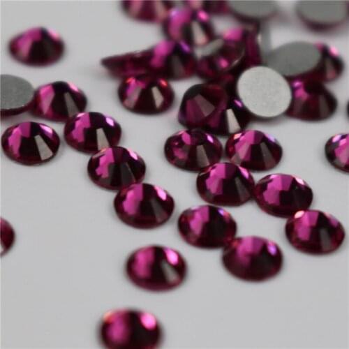 Purple rhinestone for Nail Art Flatback Non Hotfix Glue on Nail Art Rhinestones,Boutique and Top grade