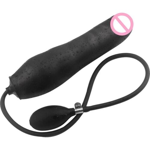 Silicone Huge Inflatable Dildos Big Realistic Dildo For Women Vaginal Dilatador Butt Plug Giant Dildo For Anal Adult Sex Toys