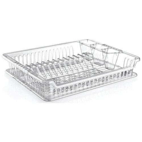 Modern Hobby Life Plastic Transparent Violet Plate-rack organizer storage box органайзер rangement коробка для хранения