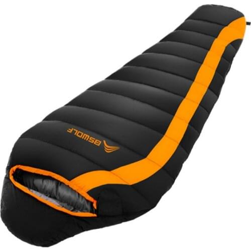 Sleeping Bag Winter 800g/1000g White Duck Down Filling Spliced Envelope Adult Nature Hike Sac De Couchage Flatable Sofa Air Bed