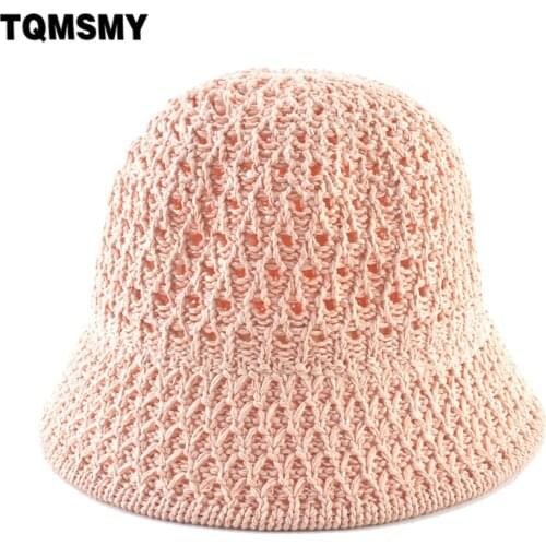 TQMSMY Outdoor Beach Straw Hat Ladies Vintage Flopy Hat Women Summer Breathable Mesh Sun Protection Cap Foldable Sun Caps TME145