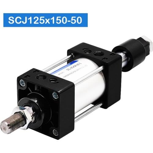 High Quality SCJ125X150-50 SC Pneumatic Cylinder Adjustable Stroke Cylinder SCJ125 without magnetic