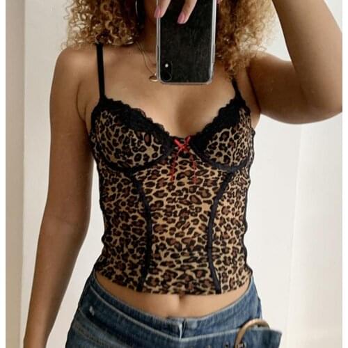 Women Condole Belt Cami Top Comfortable Chic Street Style Lace Patchwork Crop Top for Vacation