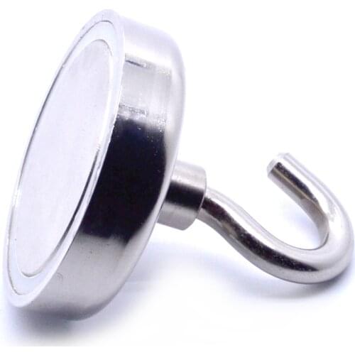1/5/10pcs Vertical Pulling Mounting Magnet Dia 25mm Magnetic Pots N52 Hook Attached Strong Magnet Pot Neodymium Maget D25