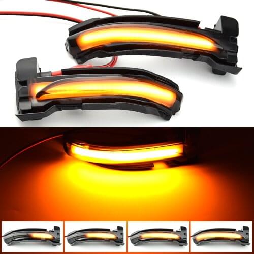 2pcs/lot LHD For Ford Focus 4 MK4 2019 2020 LED Dynamic Turn Signal Light Sequential Side Wing Mirror Indicator Lamp Blinker