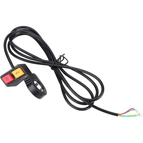 Electric Bike 2 in 1 Headlight Horn Switch Turn Signal Switch Button for Motorcycle Bike Electric Scooter Accessories