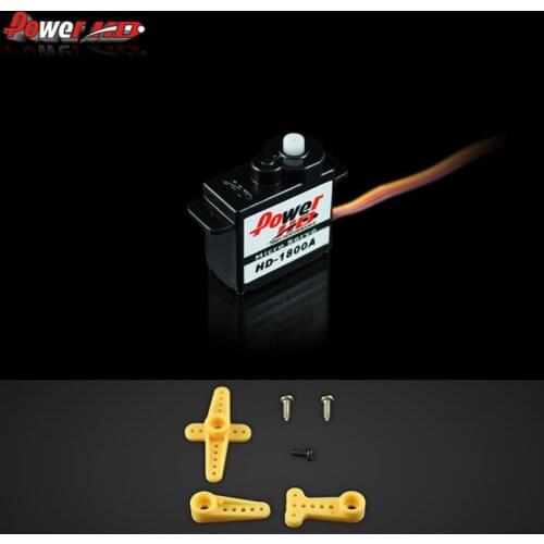 4pcs Original Power HD-1800A 8g 1.3KG High Speed Micro Analog Servo For RC Airplane Compatible With FUTABA JR