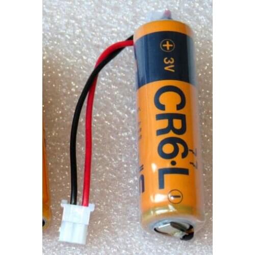 5PCS Brand new genuine authentic CR6.L (AA 3V) PLC industrial battery with plug