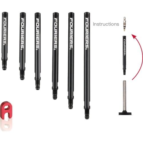 Fouriers PE002 Bike Presta Valve Tubeless Valve Extender Extension 20mm to 100mm with Nut Bicycle Parts