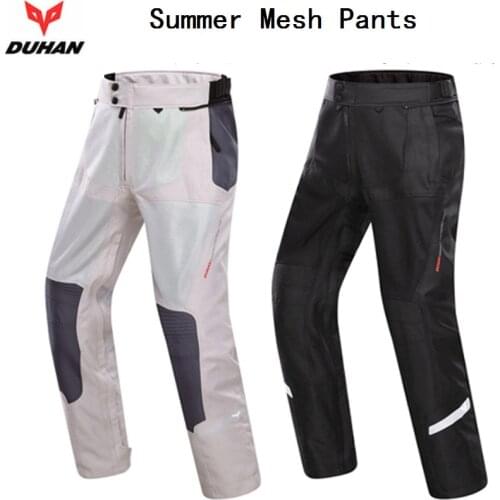Free shipping 1pcs DUHAN Mens Cycling Pants Windproof Breathable Motorcycle Oxford Splicing Outdoor Sport Trousers