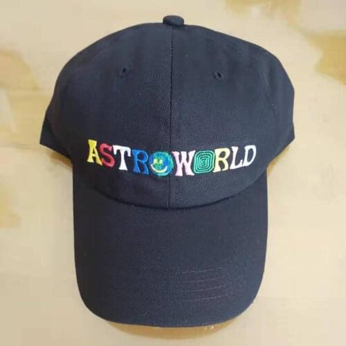 ASTROWORLD embroidery hat Travis Scotts tour hat hip hop Baseball Caps Unisex