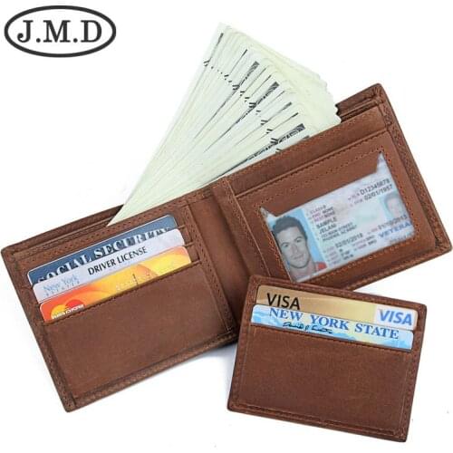 Pure Color Mens Leather Wallet Business Mens Short Wallet Retro Multi-Card Slot Money Bag Coin Pocket Male