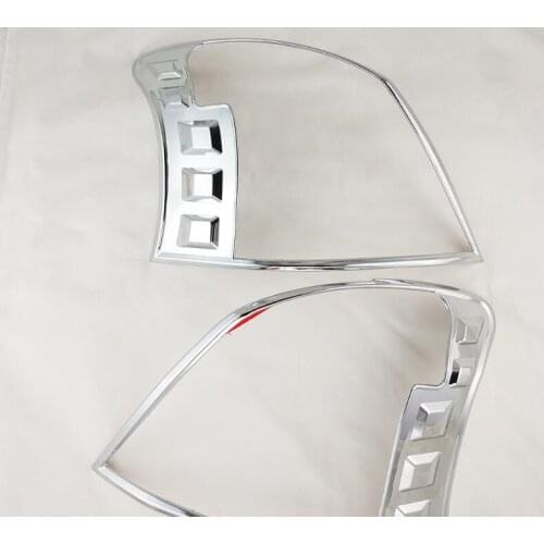 CHORMIUM STYLING REAR LIGHTS COVER TAIL LAMP COVER CHORMED TRIMS COVER For Toyota xp90 Yaris 2008-2013 CAR REAR LAMP COVER