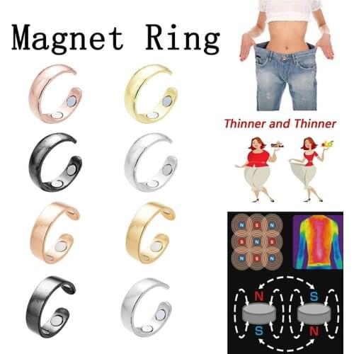 DoreenBeads Magnetic Health Care Ring Stimulating Acupoints Gallstone Ring Weight Loss Slimming Ring String Fitness Ring